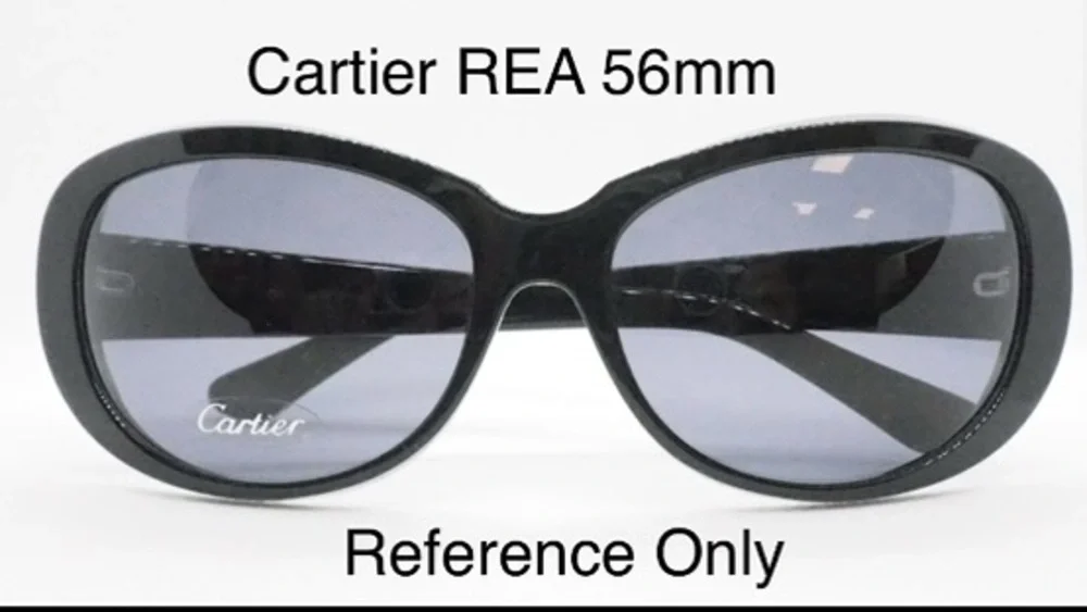 Cartier REA Sunglasses Factory Replacement Lenses Gray Gradient 56mm New